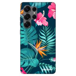 Fashion Case PowerShare pro Samsung Galaxy S25 Ultra 5G - Pink Monstera