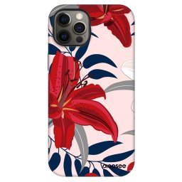 Fashion Case MagSafe Apple iPhone 12 - Red Lily
