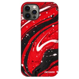 Fashion Case MagSafe Apple iPhone 12 - Red black