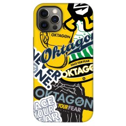 Fashion Case MagSafe Apple iPhone 12 - OKTAGON - Logo Archive