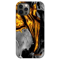 Fashion Case MagSafe Apple iPhone 12 Pro - Black Gold