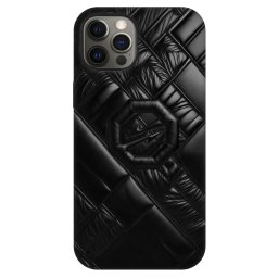 Fashion Case MagSafe Apple iPhone 12 Pro - OKTAGON - Puffer Blackout