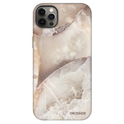 Fashion Case MagSafe Apple iPhone 12 Pro Max - Cream marble