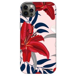 Fashion Case MagSafe Apple iPhone 12 Pro Max - Red Lily