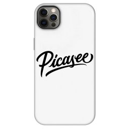 Fashion Case MagSafe Apple iPhone 12 Pro Max - Picasee - old logo - black