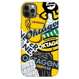 Fashion Case MagSafe Apple iPhone 12 Pro Max - OKTAGON - Logo Archive