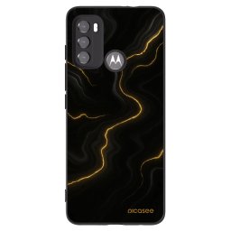 Fekete szilikon tok az alábbi mobiltelefonokra Motorola Edge 60 5G - Thunder