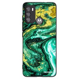 Fekete szilikon tok az alábbi mobiltelefonokra Motorola Edge 60 5G - Green Gold