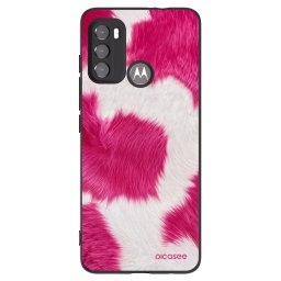 Fekete szilikon tok az alábbi mobiltelefonokra Motorola Edge 60 5G - Pink Moo