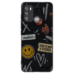 Fekete szilikon tok az alábbi mobiltelefonokra Motorola Edge 60 5G - STICKERS x TAGS