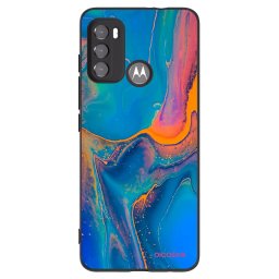 Fekete szilikon tok az alábbi mobiltelefonokra Motorola Edge 60 5G - Rainbow