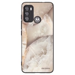 Fekete szilikon tok az alábbi mobiltelefonokra Motorola Edge 60 5G - Cream marble