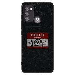 Fekete szilikon tok az alábbi mobiltelefonokra Motorola Edge 60 5G - HELLO 404