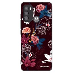 Fekete szilikon tok az alábbi mobiltelefonokra Motorola Edge 60 5G - Dark Meadow