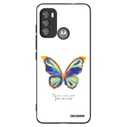 Fekete szilikon tok az alábbi mobiltelefonokra Motorola Edge 60 5G - Diamanty White