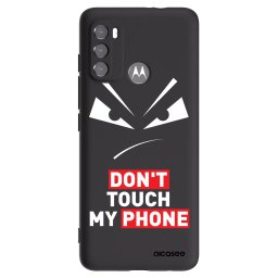 Fekete szilikon tok az alábbi mobiltelefonokra Motorola Edge 60 5G - Evil Eye - Transparent