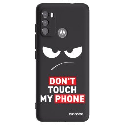 Fekete szilikon tok az alábbi mobiltelefonokra Motorola Edge 60 5G - Angry Eyes - Transparent