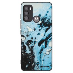 Fekete szilikon tok az alábbi mobiltelefonokra Motorola Edge 60 5G - Organic blue