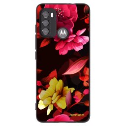 Fekete szilikon tok az alábbi mobiltelefonokra Motorola Edge 60 5G - Dark Peonny