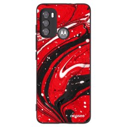 Fekete szilikon tok az alábbi mobiltelefonokra Motorola Edge 60 5G - Red black