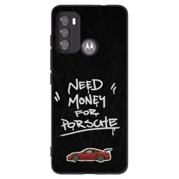 Fekete szilikon tok az alábbi mobiltelefonokra Motorola Edge 60 5G - Dark Racer