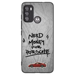 Fekete szilikon tok az alábbi mobiltelefonokra Motorola Edge 60 5G - Grey Drift