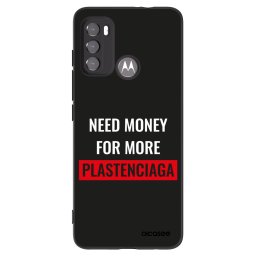 Fekete szilikon tok az alábbi mobiltelefonokra Motorola Edge 60 5G - More PLASTENCIAGA