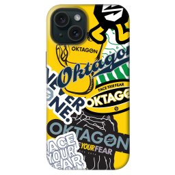 Fashion Case MagSafe Apple iPhone 14 - OKTAGON - Logo Archive