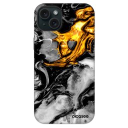Fashion Case MagSafe Apple iPhone 14 Plus - Black Gold 2