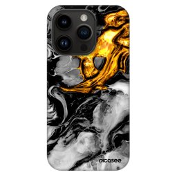 Fashion Case MagSafe Apple iPhone 14 Pro - Black Gold 2