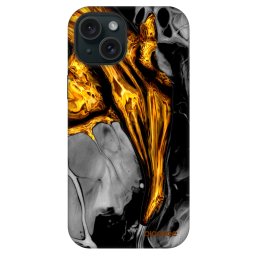 Fashion Case MagSafe Apple iPhone 15 - Black Gold