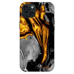 Fashion Case MagSafe Apple iPhone 15 Plus - Black Gold