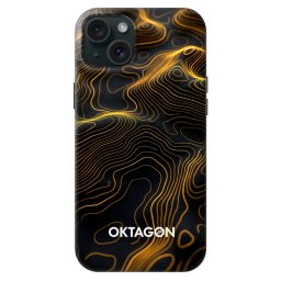 Fashion Case MagSafe Apple iPhone 15 Plus - OKTAGON - Fightflow Abstract