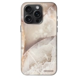 Fashion Case MagSafe Apple iPhone 15 Pro - Cream marble