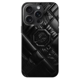 Fashion Case MagSafe Apple iPhone 15 Pro - OKTAGON - Puffer Blackout