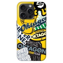 Fashion Case MagSafe Apple iPhone 15 Pro - OKTAGON - Logo Archive