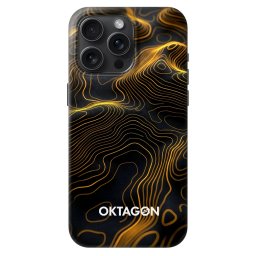 Fashion Case MagSafe Apple iPhone 15 Pro Max - OKTAGON - Fightflow Abstract
