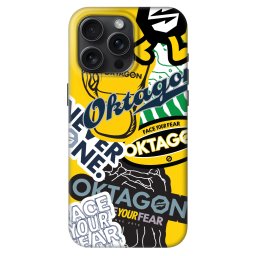 Fashion Case MagSafe Apple iPhone 15 Pro Max - OKTAGON - Logo Archive
