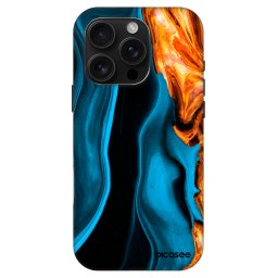 Fashion Case MagSafe Apple iPhone 16 Pro - Gold blue