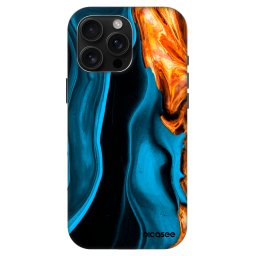 Fashion Case MagSafe Apple iPhone 16 Pro Max - Gold blue