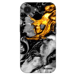 Fashion Case MagSafe Apple iPhone 16e - Black Gold 2