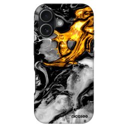 Fashion Case MagSafe Apple iPhone 17 - Black Gold 2