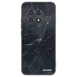 Fekete szilikon tok az alábbi mobiltelefonokra OnePlus 13R 5G - Black marble