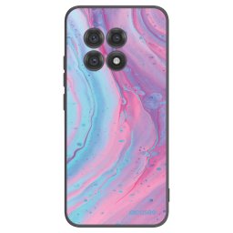 Fekete szilikon tok az alábbi mobiltelefonokra OnePlus 13R 5G - Pink liquid