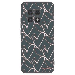 Fekete szilikon tok az alábbi mobiltelefonokra OnePlus 13R 5G - Lots of love
