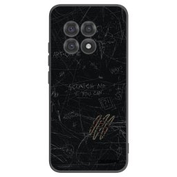 Fekete szilikon tok az alábbi mobiltelefonokra OnePlus 13R 5G - SCRATCH