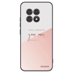 Fekete szilikon tok az alábbi mobiltelefonokra OnePlus 13R 5G - You create your own opportunities