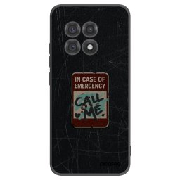 Fekete szilikon tok az alábbi mobiltelefonokra OnePlus 13R 5G - EMERGENCY