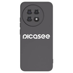 Fekete szilikon tok az alábbi mobiltelefonokra OnePlus 13R 5G - Picasee - new logo - white