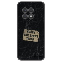 Fekete szilikon tok az alábbi mobiltelefonokra OnePlus 13R 5G - SORRY